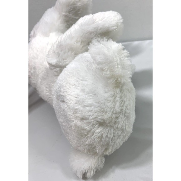 2011 Progressive Plush White Teddy Bear Stuffed Animal Toy 12" Soft - Picture 9 of 10
